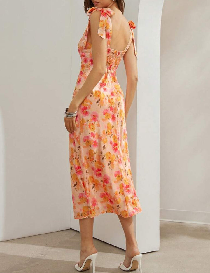 Rochie midi Shein, mix culori