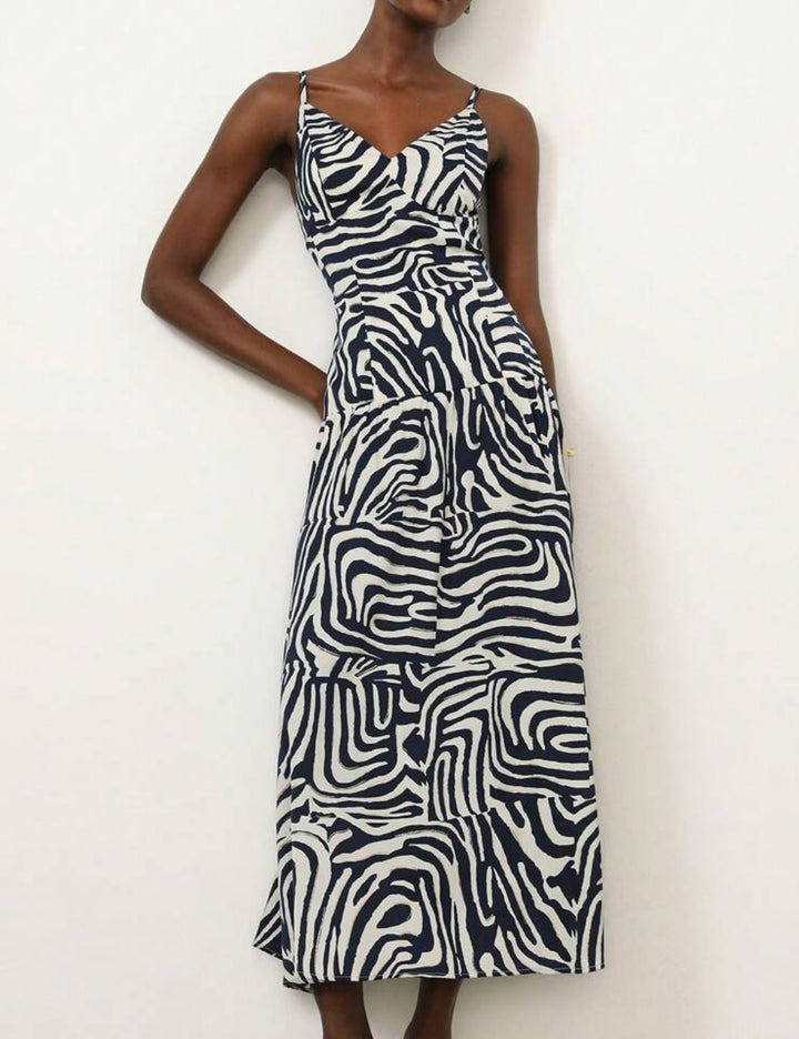 Rochie midi SHEIN, mix culori