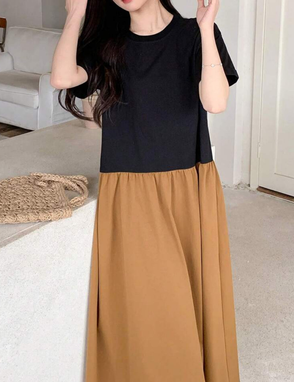 Rochie midi SHEIN, mix culori