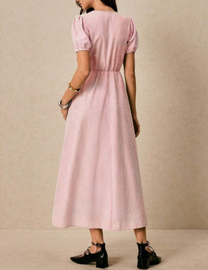 Rochie midi Shein Poéselle, mix culori