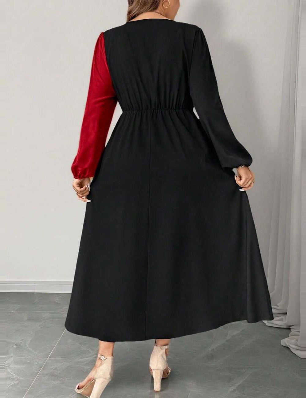 Rochie midi Shein, mix culori