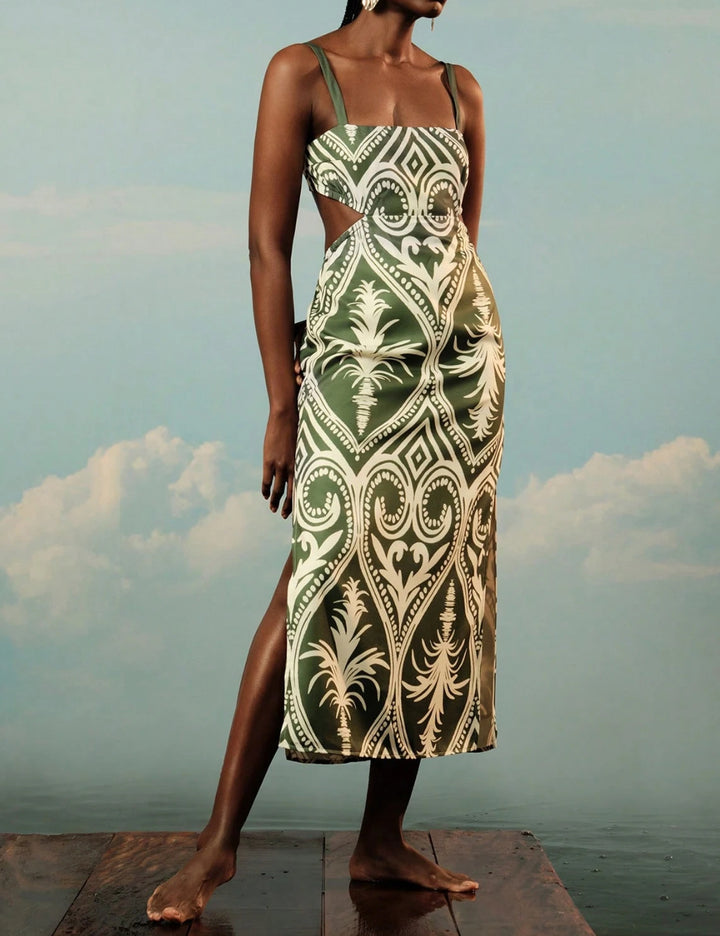 Rochie midi Shein, mix culori