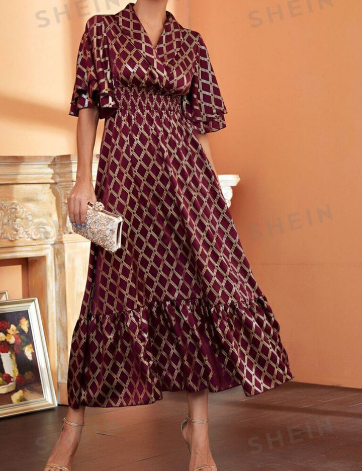 Rochie midi Shein, mix culori