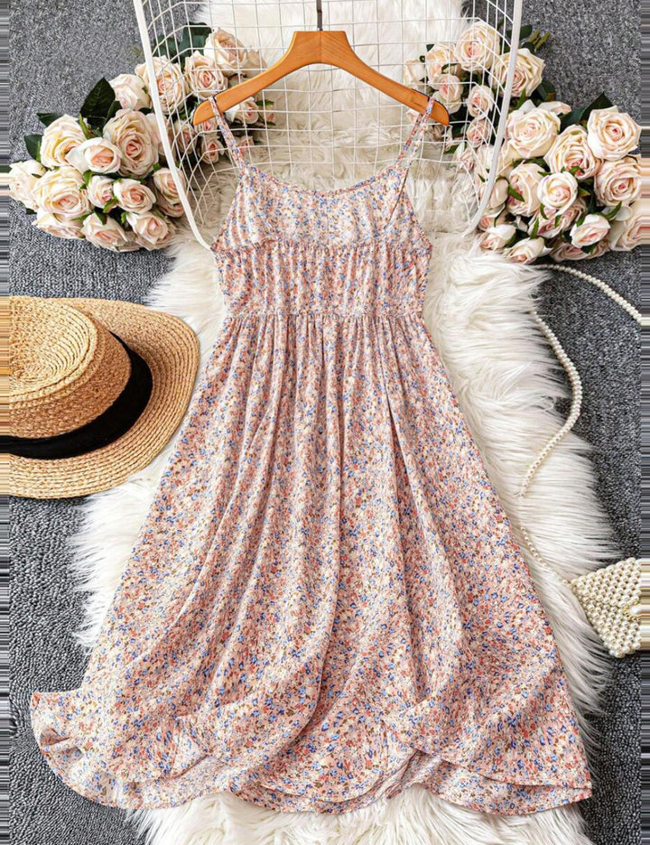 Rochie midi Shein, mix culori