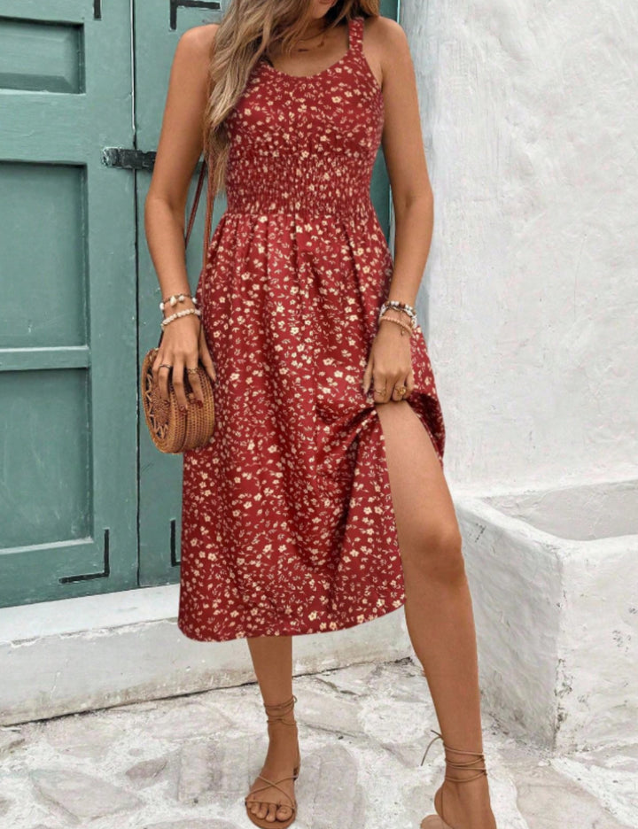 Rochie midi Shein, mix culori