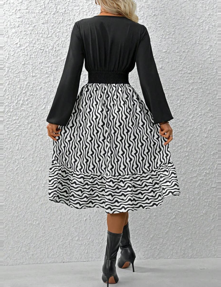 Rochie midi Shein, mix culori