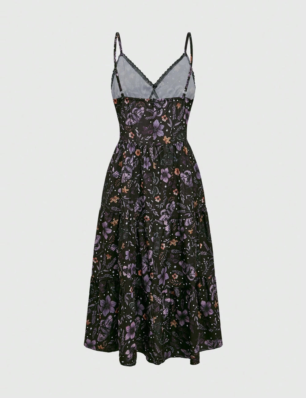 Rochie midi Shein Romwe, mix culori