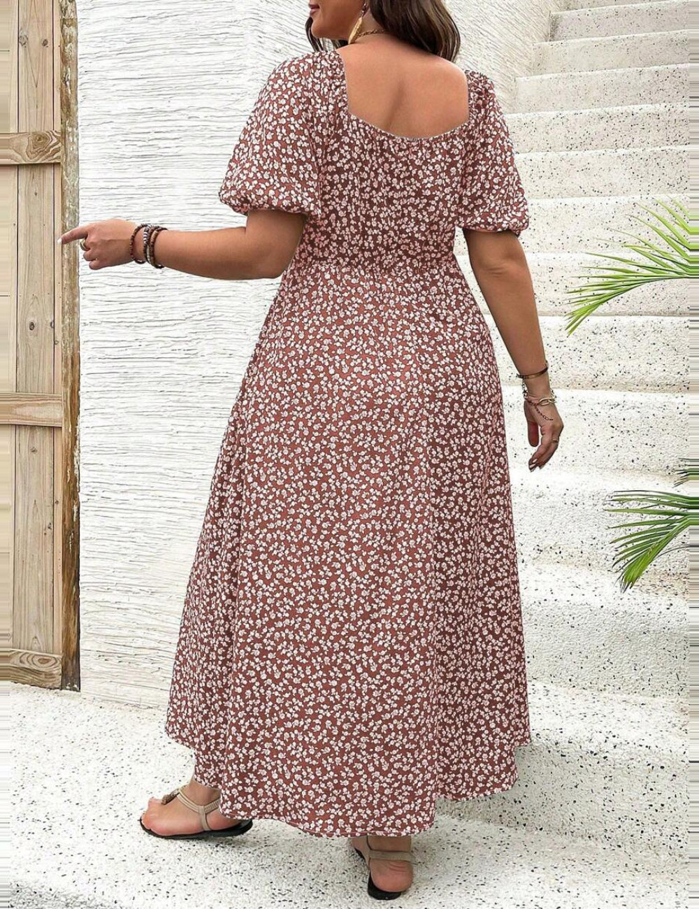 Rochie midi Shein, mix culori