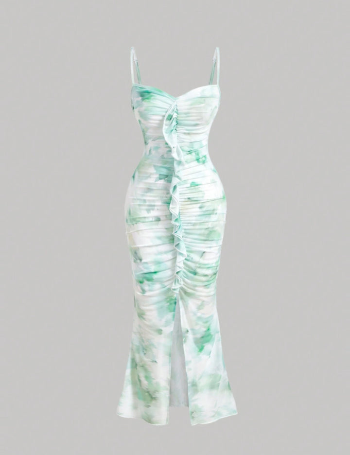 Rochie midi SHEIN, mix culori
