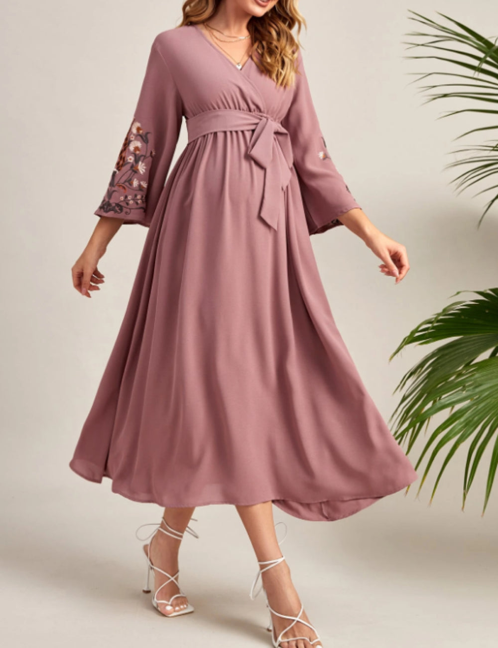 Shein midi ruha, lila