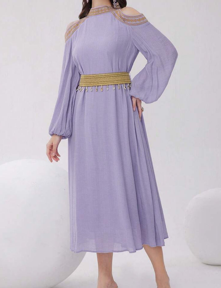 Shein midi ruha, lila