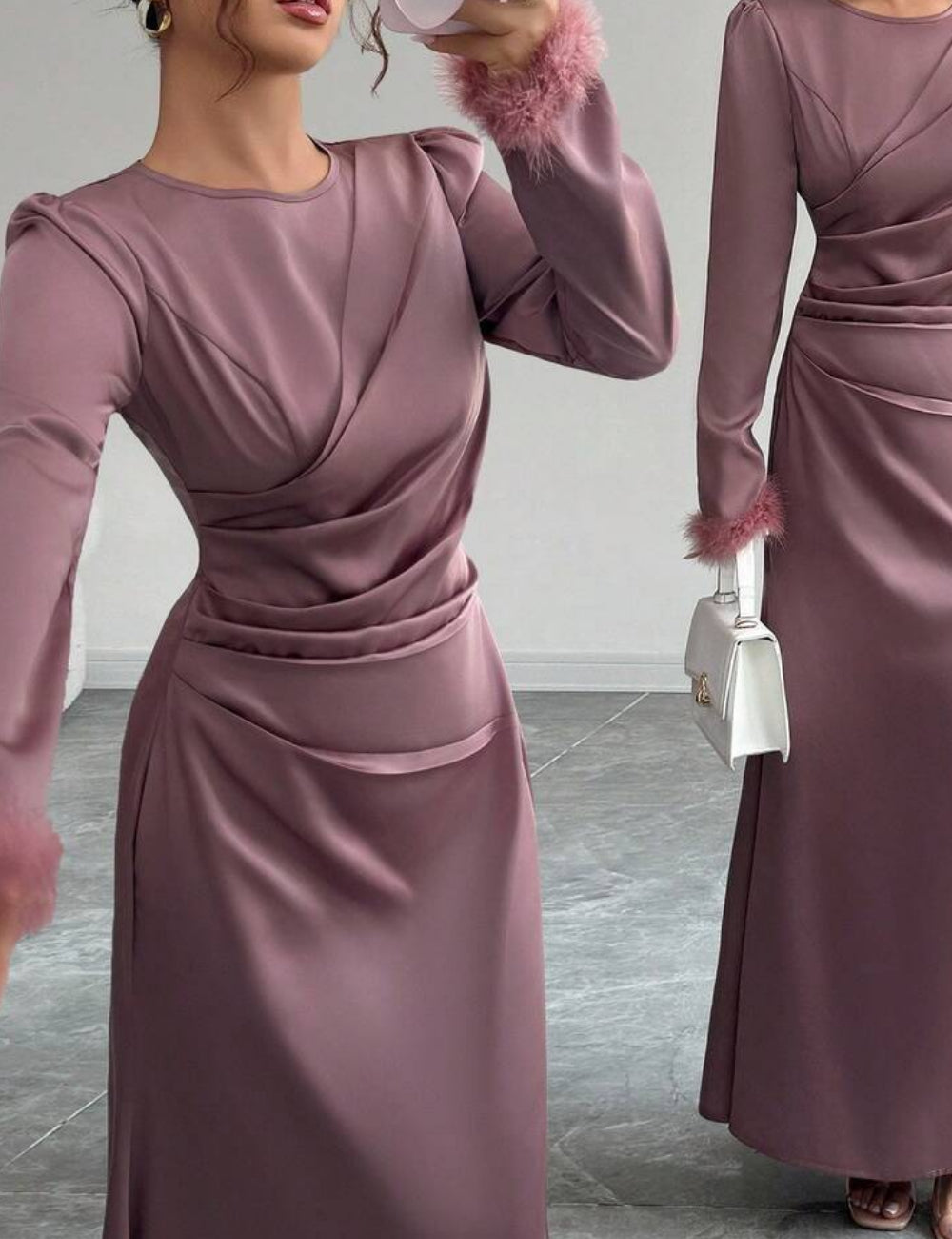 Shein midi ruha, lila