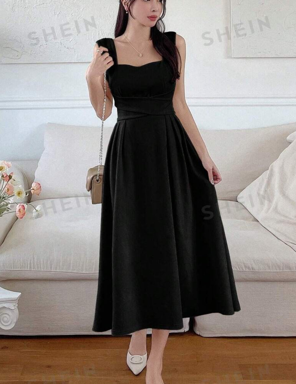 Rochie midi Shein, negru
