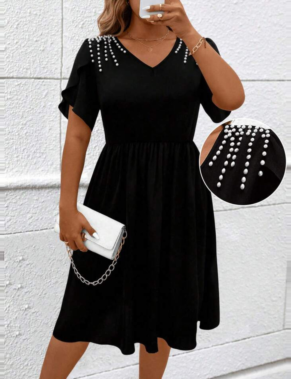 Rochie midi Shein, negru