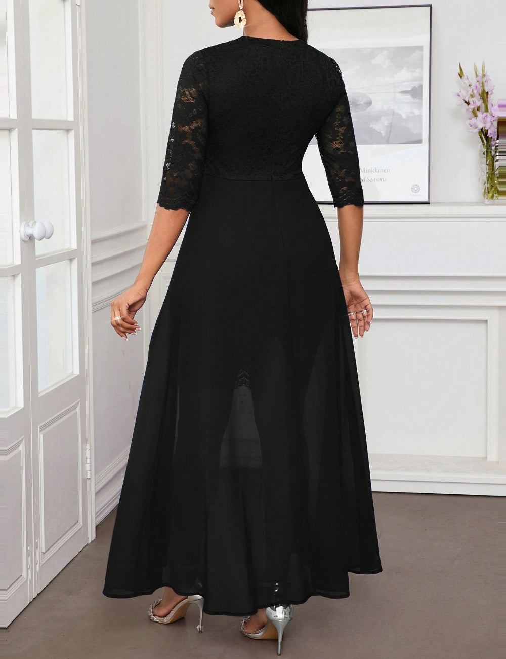 Rochie midi Shein, negru