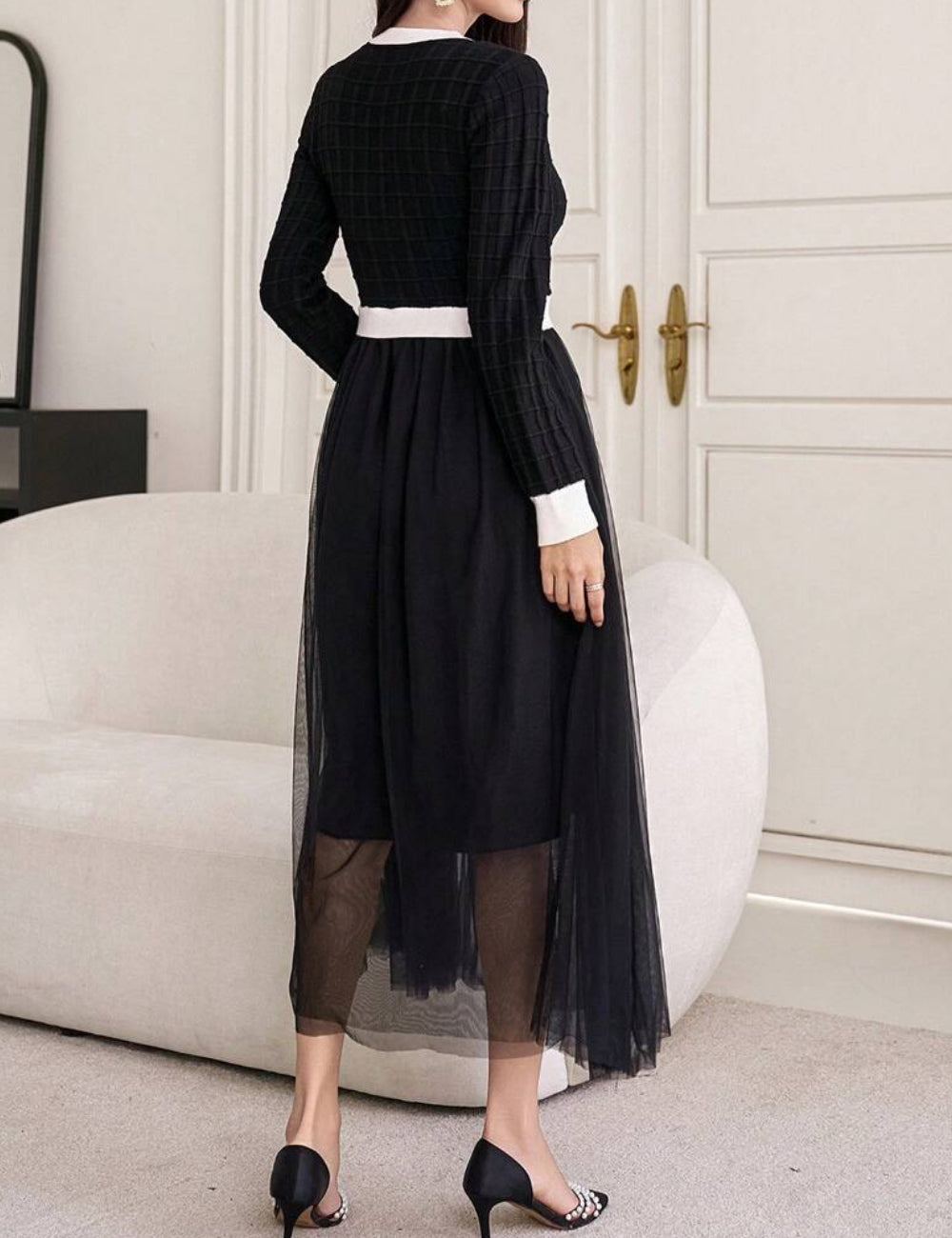 Rochie midi Shein DAZY, negru