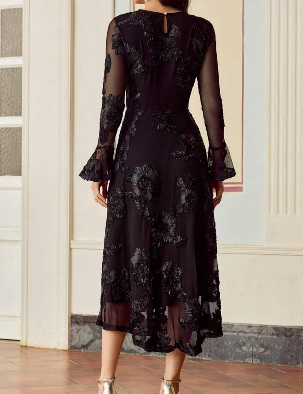 Rochie midi Shein, negru