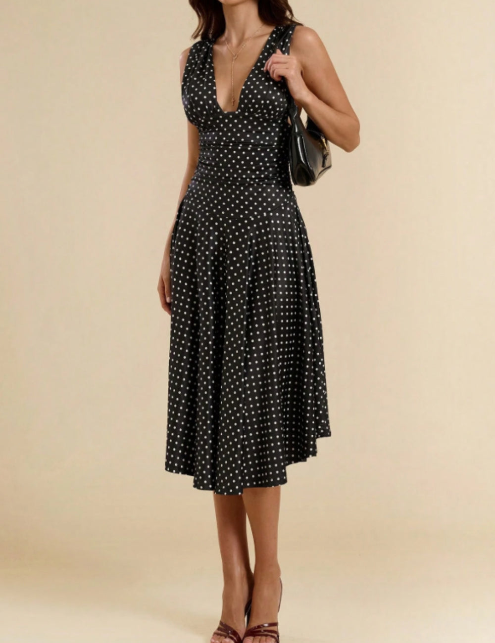 Rochie midi SHEIN, negru