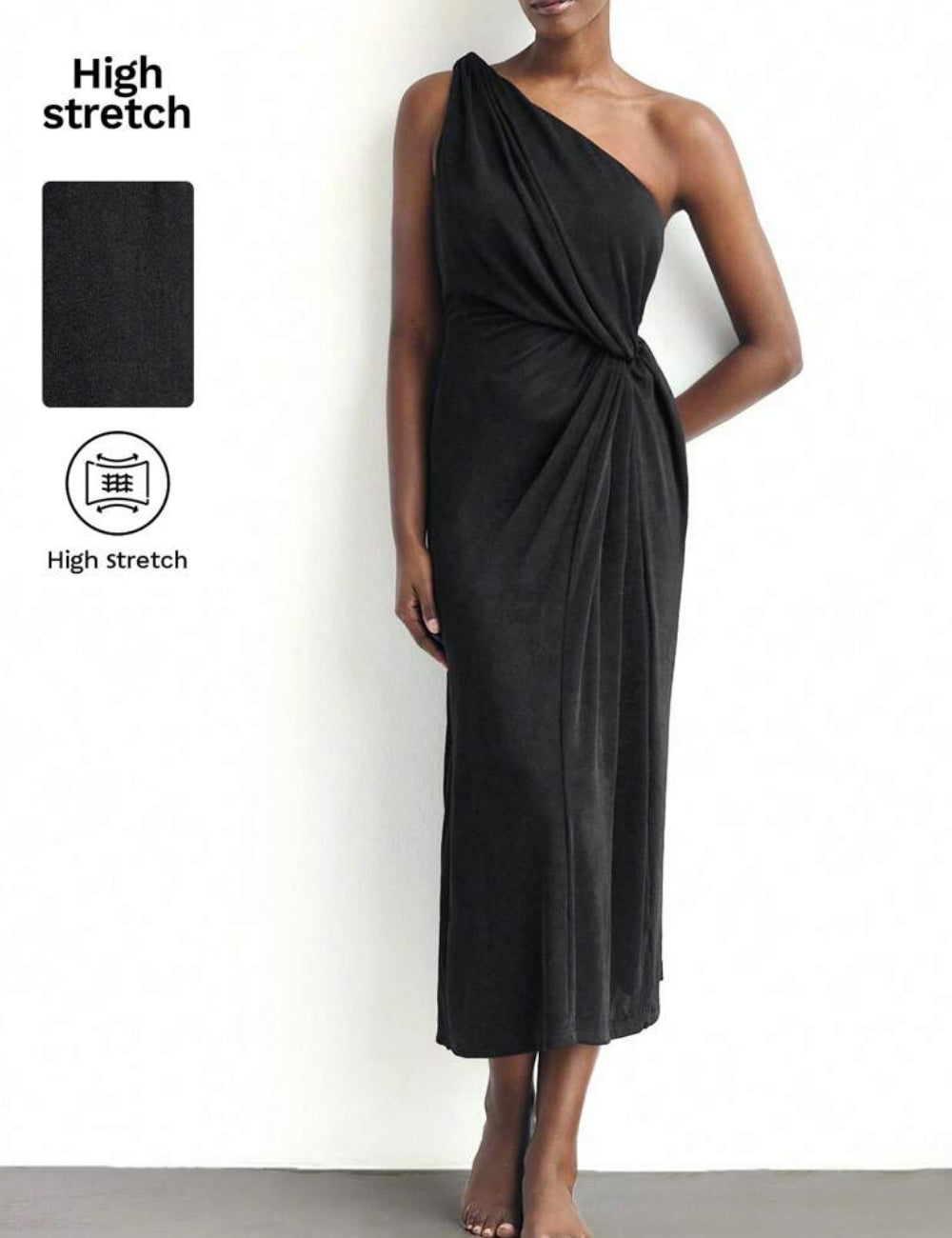 Rochie midi Shein, negru