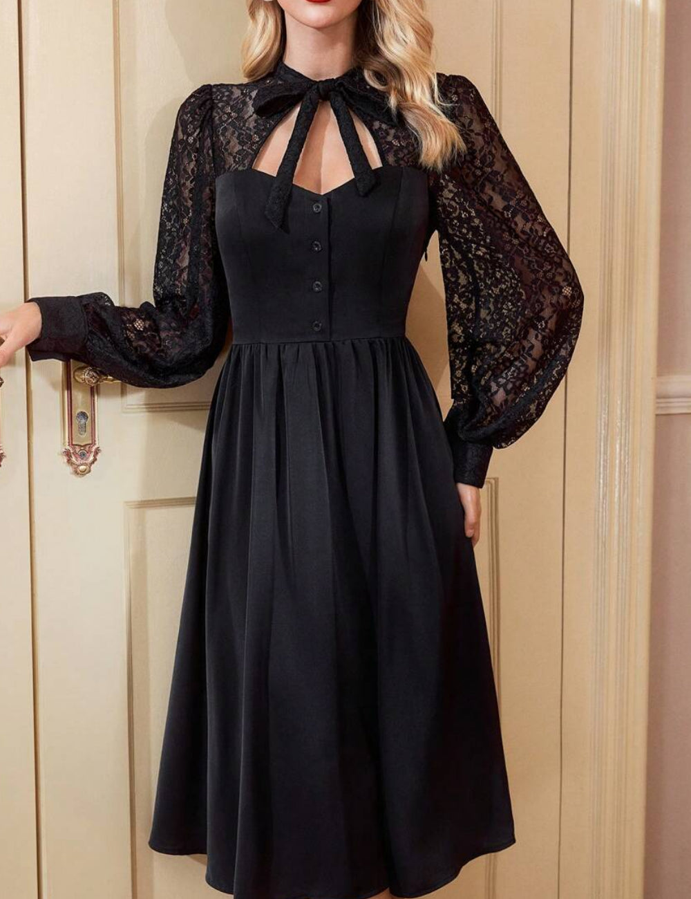 Rochie midi Shein, negru