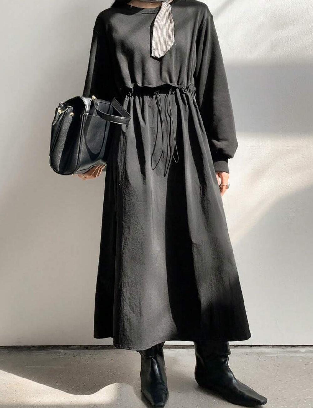 Rochie midi Shein DAZY  LESS, negru