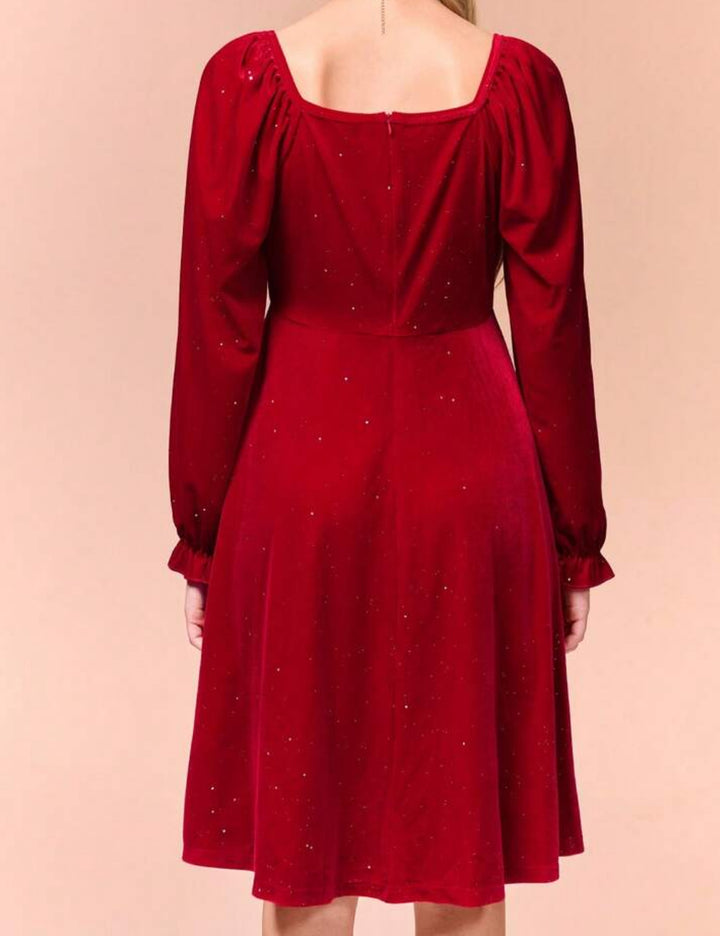 Rochie midi SHEIN, roșu