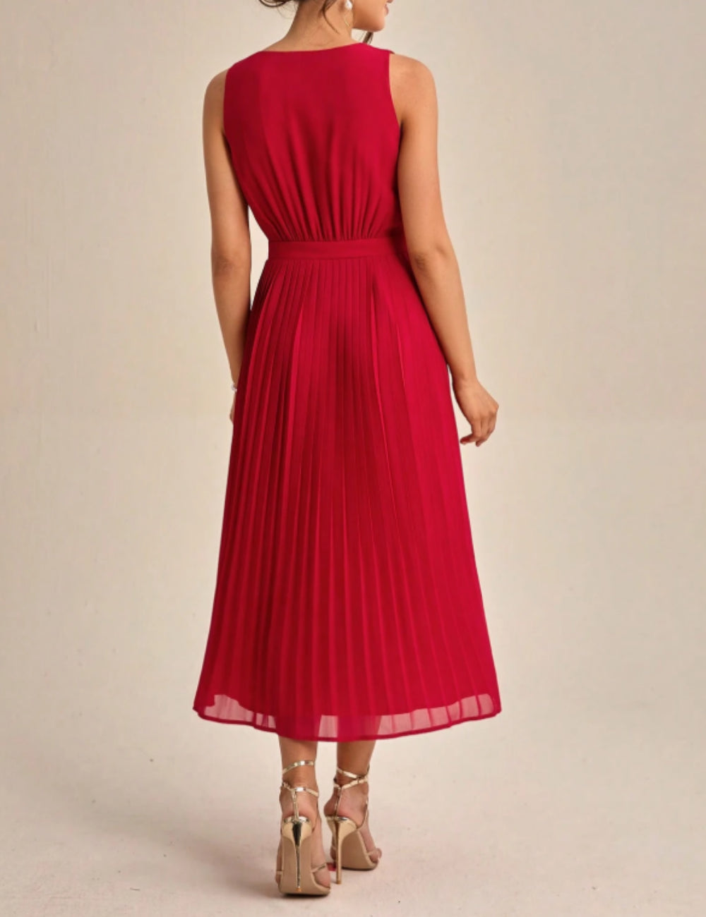 Rochie midi Shein, roșu