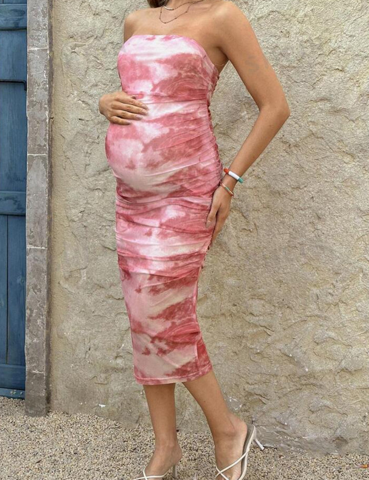 Rochie midi Shein, roz