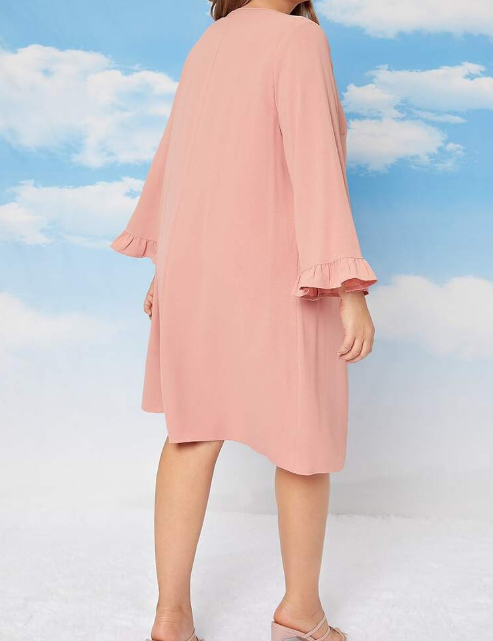 Rochie midi Shein, roz