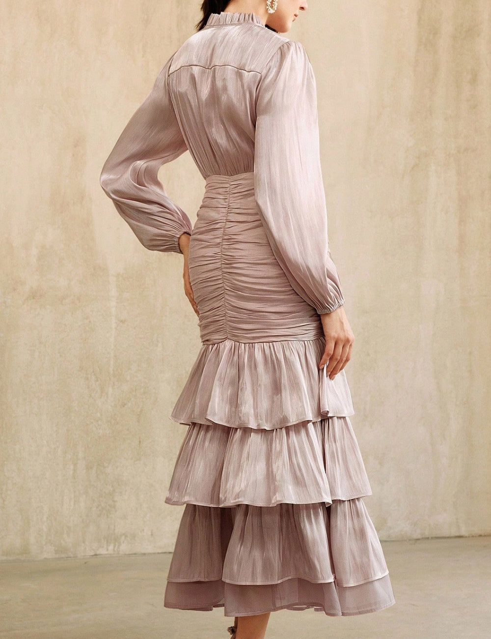 Rochie midi Shein Anewsta, roz