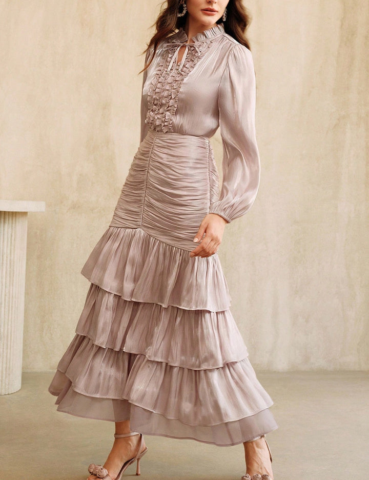 Rochie midi Shein Anewsta, roz