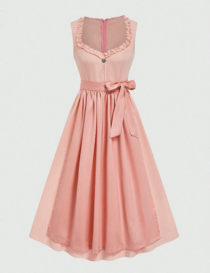 Rochie midi SHEIN, roz