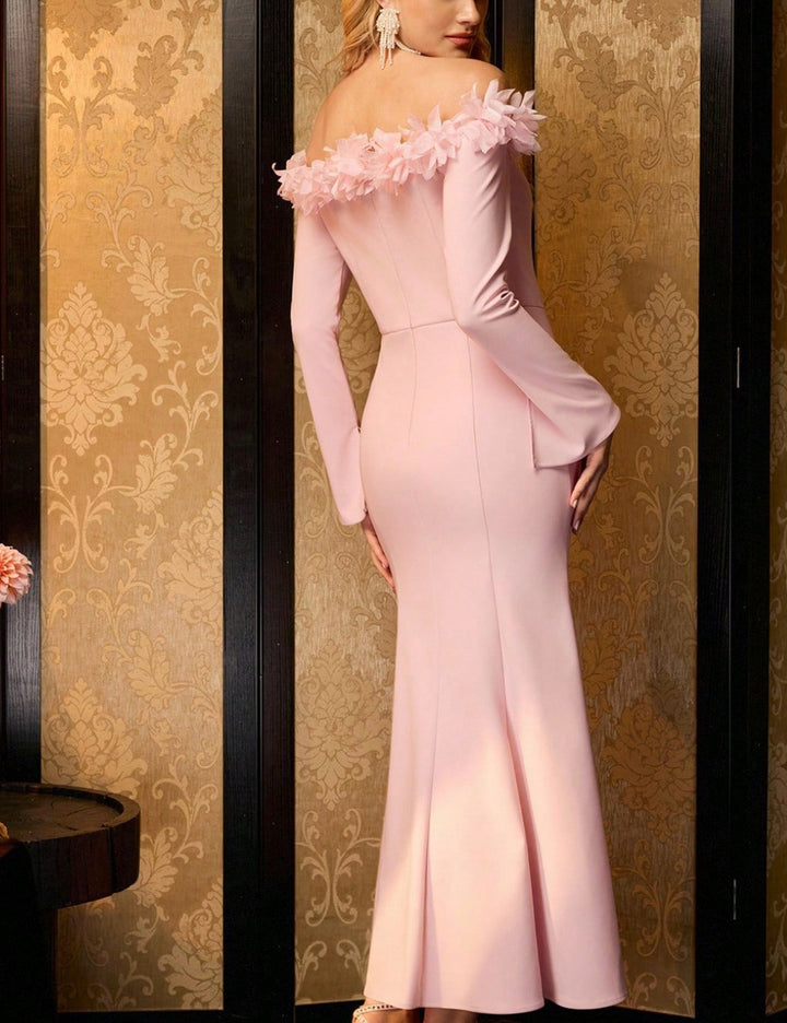 Rochie midi Shein MOTF, roz