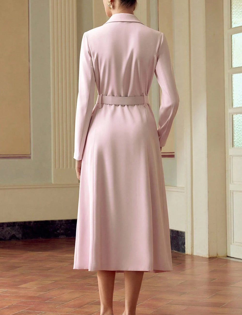 Rochie midi Shein, roz