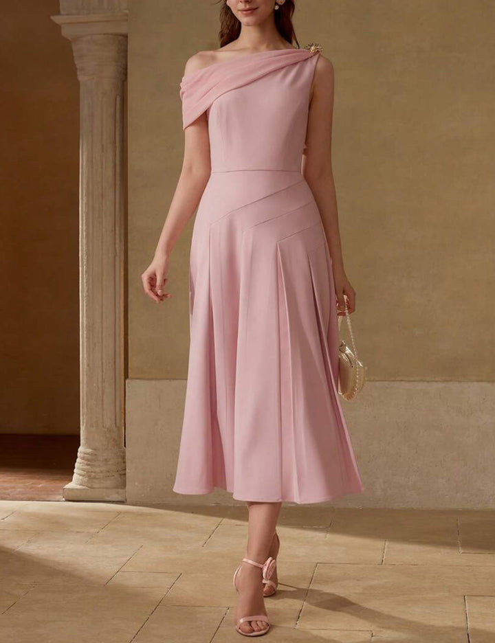 Rochie midi Shein, roz