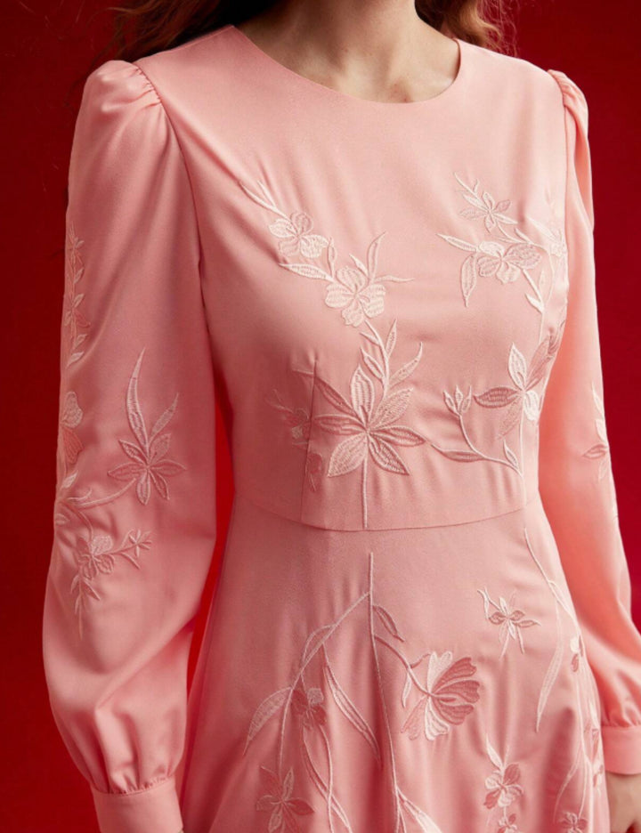 Rochie midi Shein, roz