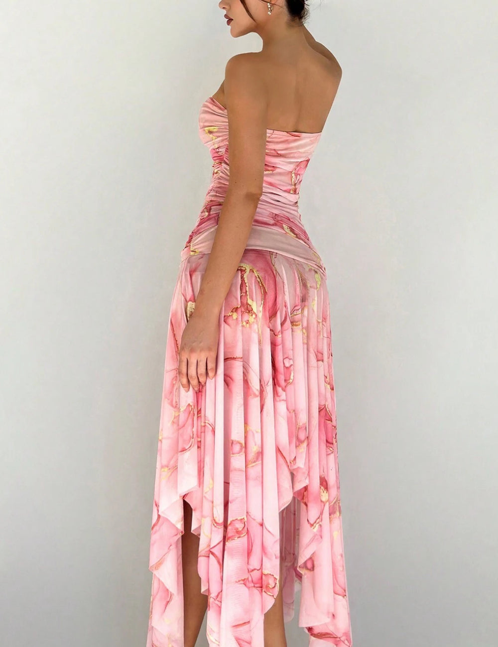 Rochie midi Shein, roz