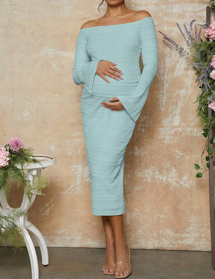 Rochie midi Shein, turcoaz