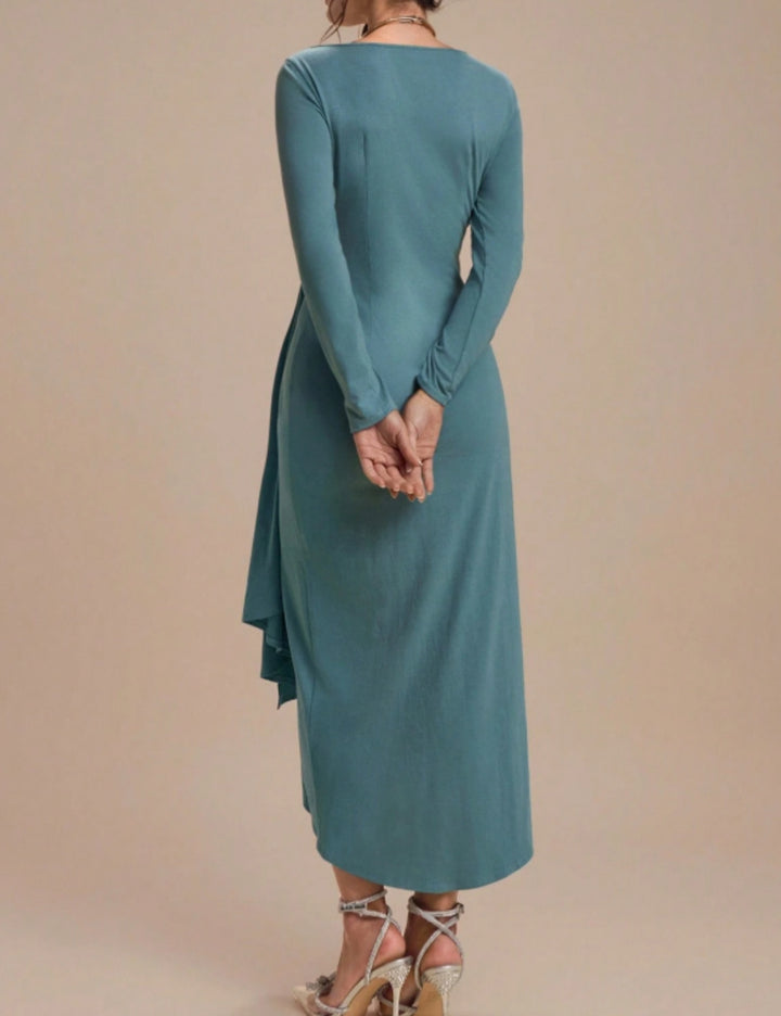 Rochie midi SHEIN, turcoaz