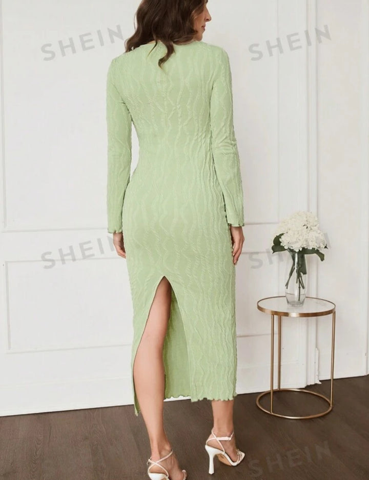 Rochie midi Shein, verde