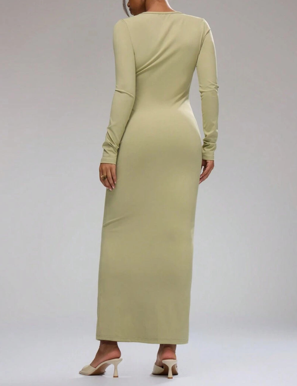 Rochie midi Shein, verde