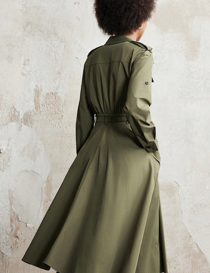 Rochie midi Shein, verde