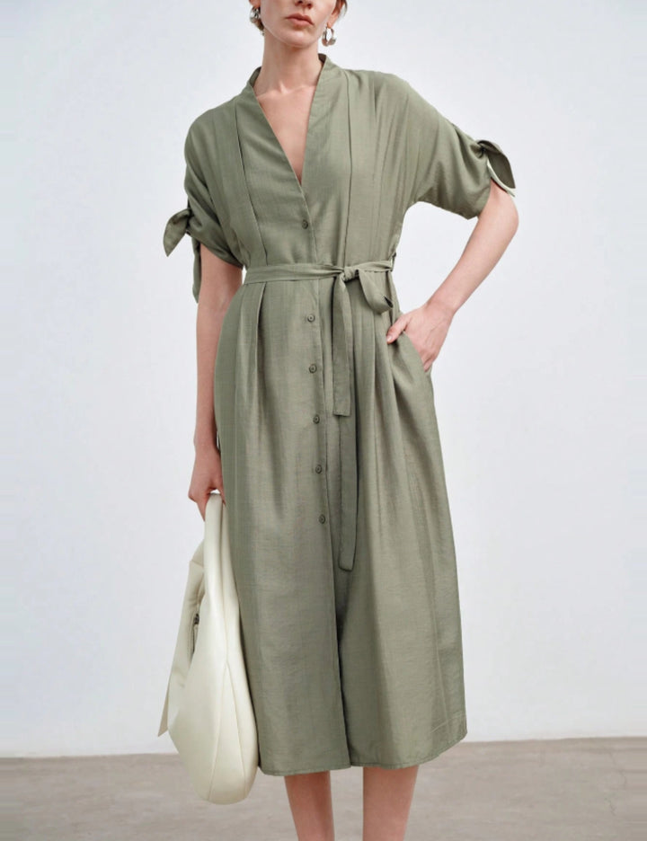 Rochie midi Shein, verde