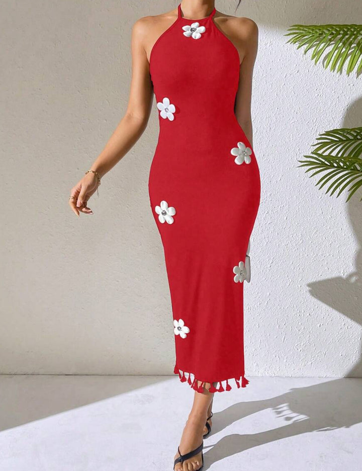 Rochie midi Shein, vișiniu