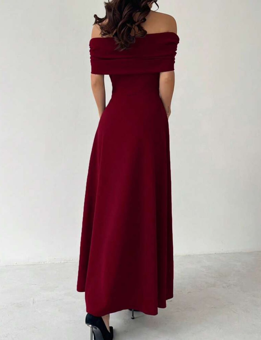Rochie midi Shein, vișiniu