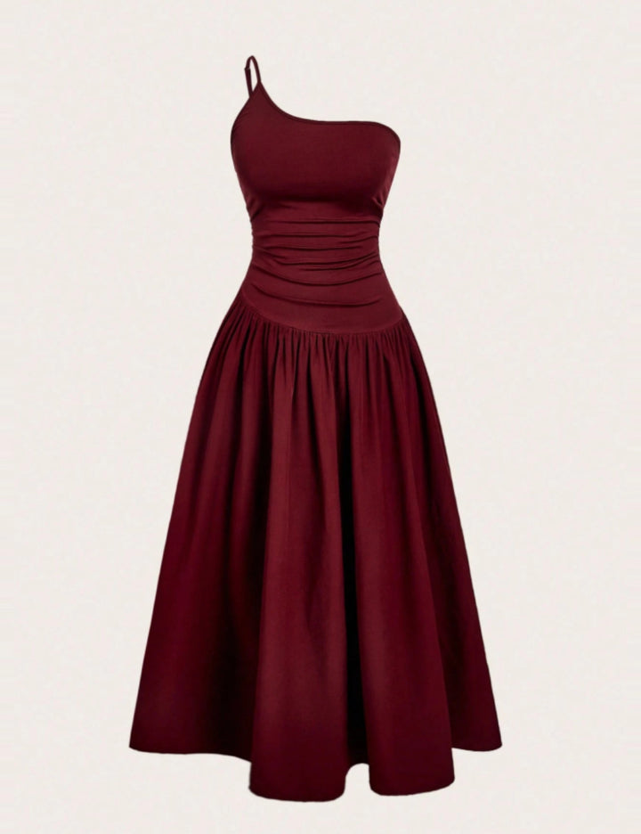 Rochie midi Shein Curve+, vișiniu