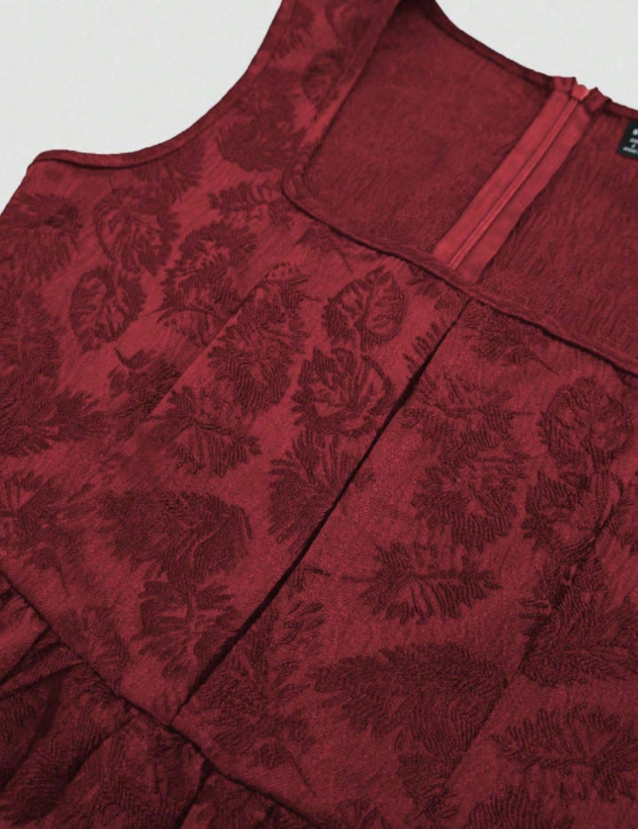 Rochie midi SHEIN, vișiniu