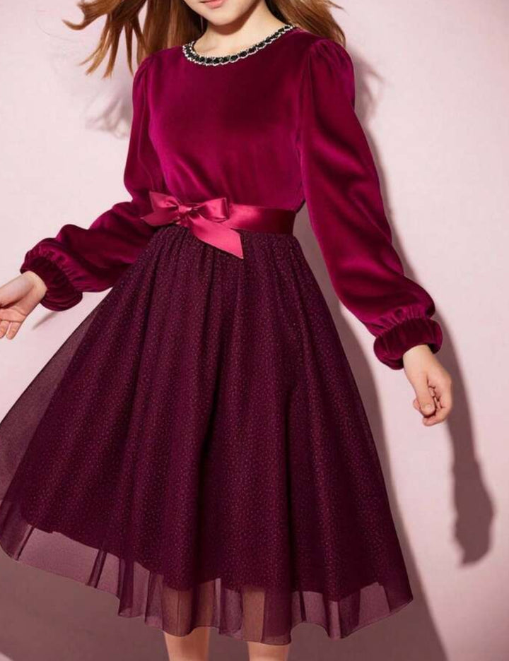 Rochie midi Shein, vișiniu