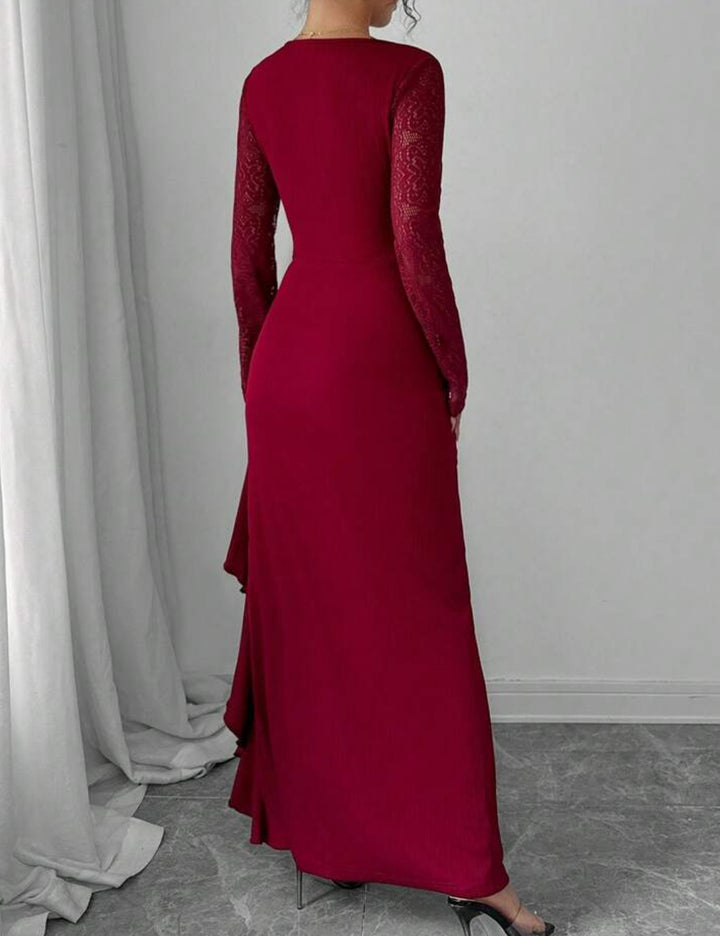 Rochie midi Shein, vișiniu