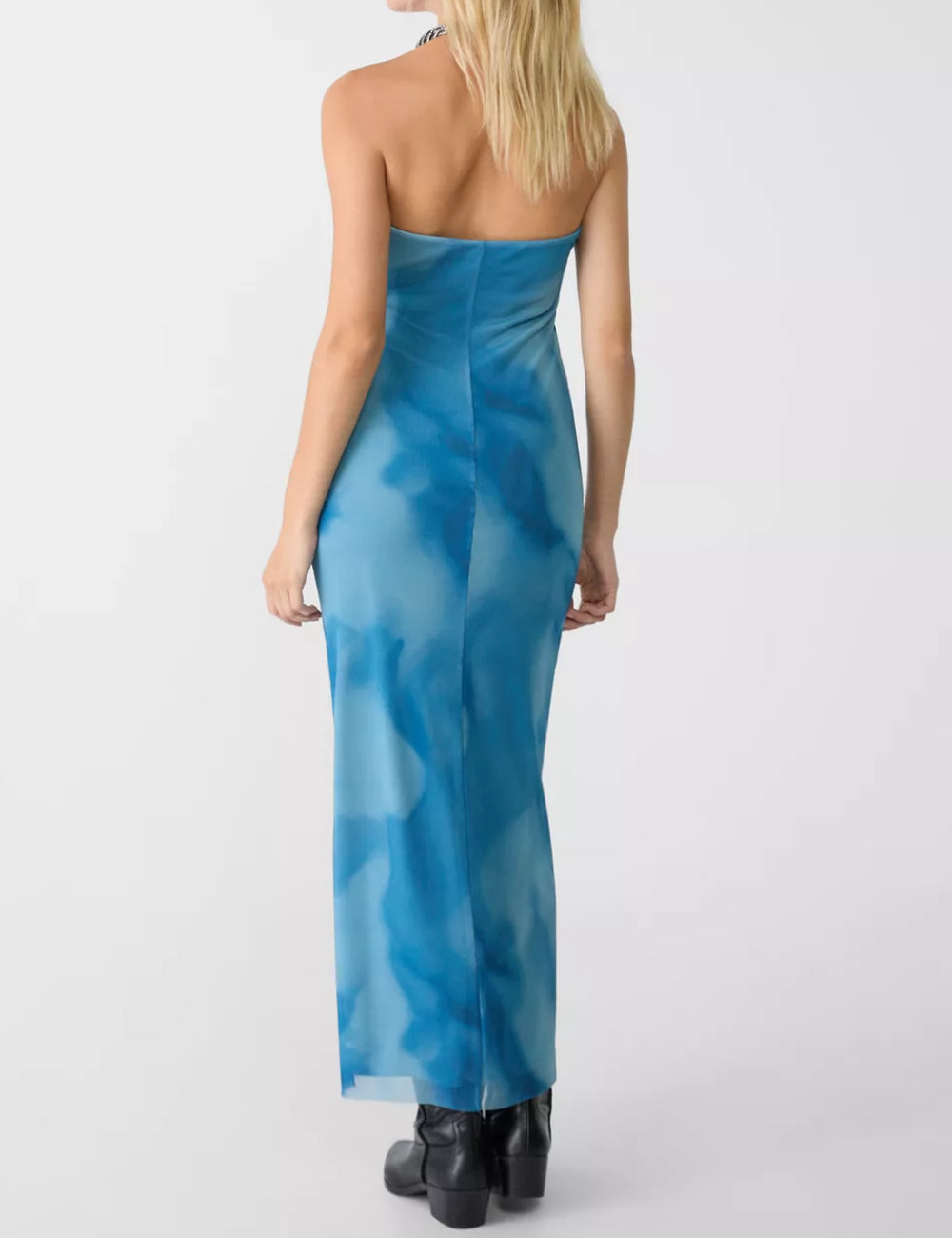 Rochie midi Stradivarius, albastru
